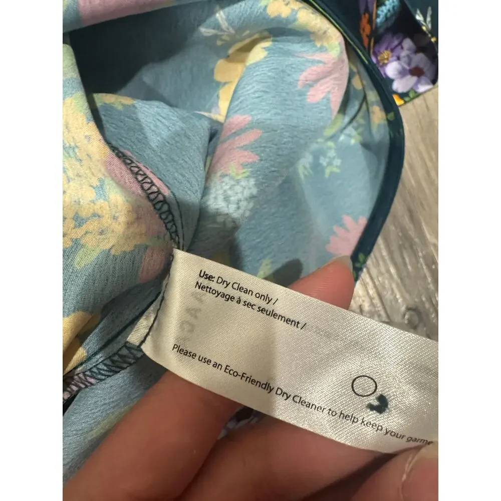 NWT BAACAL x Maxey Greene Floral Wrap Maxi Dress Plus Size 2 Sustainable Boho - Picture 5 of 14